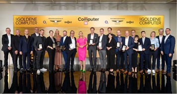 COMPUTER BILD: "Eine Revolution mit großartigen Potenzialen": Der GOLDENE COMPUTER 2023 von COMPUTER BILD in Berlin verliehen / Fokusthema: Künstliche Intelligenz / Deutschland Ticket für New Mobility ausgezeichnet