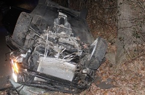 Polizei Minden-L&uuml;bbecke: POL-MI: Fahranf&auml;nger verliert Kontrolle