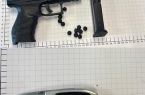 Bundespolizeidirektion Sankt Augustin: BPOL NRW: Bundespolizei beschlagnahmt Schreckschusspistole und Einhandmesser