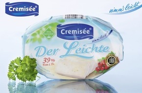 NORMA: NORMA bekommt Bestwerte von Stiftung Warentest für den Weichkäse Cremisée "Der Leichte!" / Deutlich weniger Fett und Kalorien - das ist wirklich Light