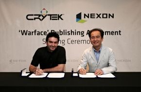Crytek GmbH: Nexon und Crytek unterzeichnen Publishing-Vertrag für Warface® / Online FPS wird in Süd-Korea und Taiwan vermarktet und betrieben (mit Bild)