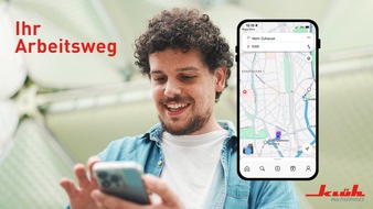 Kl&uuml;h Service Management GmbH: Recruiting - Neues Feature im Jobportal: Kl&uuml;h zeigt Bewerbenden die Anfahrtszeit auf einen Blick