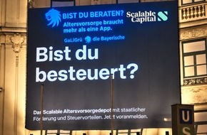 die Bayerische: "Bist du beraten?"- die Bayerische kontert Neobroker mit Guerilla-Aktion