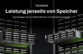 TerraMaster Technology Co., Ltd: TerraMaster bringt die 725-Serie mit Xeon-basierten Rackmount-NAS auf den Markt und bietet Unified Storage f&uuml;r Unternehmen im KI-Zeitalter