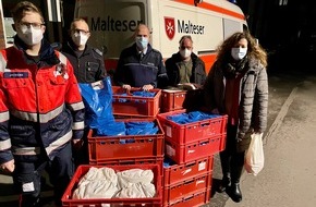 Polizei Dortmund: POL-DO: Dortmunder Polizei spendet nicht benötigte Einsatzverpflegung an den Herzensbus der Malteser
