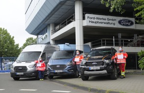 Ford-Werke GmbH: Ford hilft Flutopfern: Allradfahrzeuge und Transporter für Helfer und Rettungskräfte im Rhein-Erft-Kreis