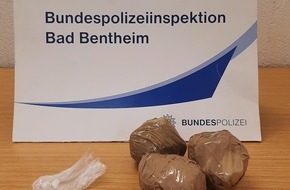 Bundespolizeiinspektion Bad Bentheim: BPOL-BadBentheim: Kokain im Wert von rund 10.000 Euro in der Unterhose / Auffallende Ausbeulung im Schritt wird 44-Jährigen zum Verhängnis