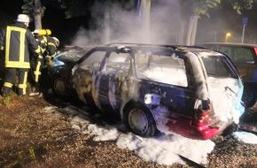 Polizei Düren: POL-DN: Pkw brennt aus