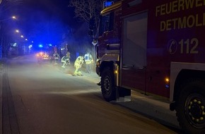 Feuerwehr Detmold: FW-DT: Ölspur im Stadtgebiet Detmold: Feuerwehr im Großeinsatz