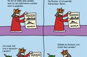 Deutsch-Tschechischer Zukunftsfonds: Satirische Comics zur deutsch-tschechischen Geschichte