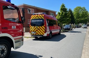 Freiwillige Feuerwehr Osterholz-Scharmbeck: FW Osterholz-Scharm.: Verkehrsunfall mit zwei PKW