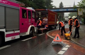 Feuerwehr Erkrath: FW-ME: Dieselspur beschäftigte die Feuerwehr