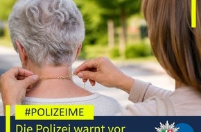 Polizei Mettmann: POL-ME: 74-J&auml;hriger bestohlen: Polizei warnt erneut vor "Kettentrick" - 2605097