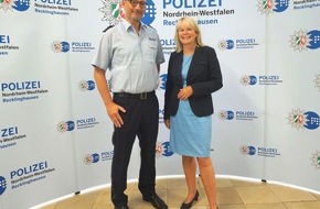 Polizeipräsidium Recklinghausen: POL-RE: Bottrop/Gladbeck/Marl/Dortsten/Haltern am See - 
Neuer Leiter in der Polizeiinspektion 1 (West)
