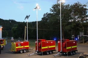 Feuerwehr VG Asbach: FW VG Asbach: Feuerwehr stellt weitere Notstromaggregate in Dienst