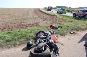 Polizei Düren: POL-DN: Motorradfahrer schwer verletzt