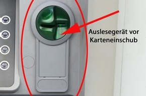 Kreispolizeibehörde Oberbergischer Kreis: POL-GM: 261121-946: Mehrere Skimmingfälle in Waldbröl