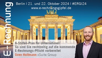 xSuite Group: E-Rechnungs-Gipfel Oktober 2024: xSuite stellt cloudbasierte E-Rechnungs-Plattform vor