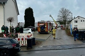 Feuerwehr Recklinghausen: FW-RE: Brand in Förderwerkstatt - eine verletzte Person