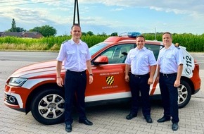 Feuerwehr Neukirchen-Vluyn: FW Neukirchen-Vluyn: Neues Führungsteam für die Feuerwehr Neukirchen-Vluyn: David Schade übernimmt die Leitung