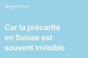 Winterhilfe Schweiz / Secours suisse d'hiver / Soccorso svizzero d'inverno: Collecte 2021 : Le Secours d'hiver soutient les personnes en Suisse qui vivent au seuil de la pauvreté / Pour financer son travail, le Secours d'hiver est entièrement ...