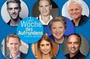 DEUTSCHLAND RUNDET AUF: Woche des Aufrundens - Prominente kassieren deutschlandweit für arme Kinder