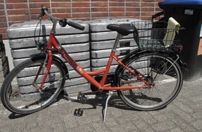 Polizeiinspektion Cuxhaven: POL-CUX: Per Haftbefehl Gesuchter offenbar mit gestohlenem Rad unterwegs (Bitte Foto veröffentlichen) - Bild als Download in der digitalen Pressemappe, siehe unten.