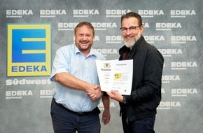 Edeka Südwest: Presse-Information: Mitarbeiter für 40 Jahre Betriebszugehörigkeit geehrt