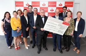 Santander Consumer Bank AG: Santander spendet 120 000 Euro aus "We are Santander"-Woche