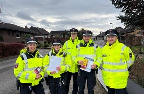 Polizeiinspektion Hildesheim: POL-HI: Winterzeit ist Einbruchzeit - Präventive Maßnahmen zum Thema Wohnungseinbrüche des Einsatz- und Streifendienstes