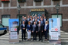Landeshauptstadt Düsseldorf: The state capital and the region are offering a varied programme for the Grand Départ Düsseldorf 2017 / Mayor Thomas Geisel met fellow mayors for the Tour summit II