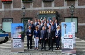 Landeshauptstadt Düsseldorf: The state capital and the region are offering a varied programme for the Grand Départ Düsseldorf 2017 / Mayor Thomas Geisel met fellow mayors for the Tour summit II