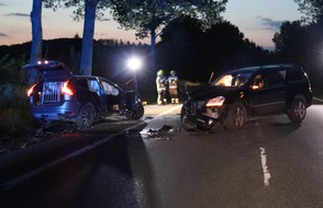 Kreispolizeibehörde Herford: POL-HF: Sechs Personen bei Unfall verletzt - Verursacher fährt mutmaßlich unter Alkoholeinfluss