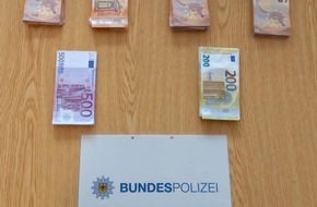 Bundespolizeidirektion Sankt Augustin: BPOL NRW: Bundespolizei stellt 60.000 EUR Bargeld auf der Autobahn A 61 sicher