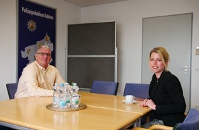 Polizeipräsidium Koblenz: POL-PPKO: Lana Horstmann (MdL) zu Besuch im Polizeipräsidium Koblenz