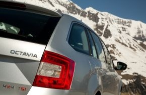 Skoda Auto Deutschland GmbH: Octavia Combi 4×4: Kraft auf allen Vieren (BILD)