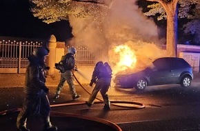 Feuerwehr Dresden: FW Dresden: Fahrzeugbrand