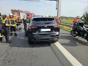 FW-ROW: Verkehrsunfall - MANV 7 auf der Autobahn - fordert Großaufgebot an Rettungsmitteln