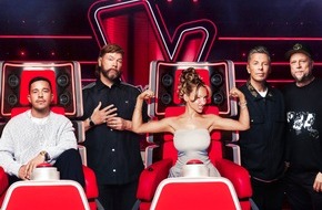 The Voice of Germany: Die roten St&uuml;hle bleiben besetzt: Shirin David, Nico Santos, Michi Beck & Smudo und Rea Garvey sind die Coaches von "The Voice of Germany" 2026