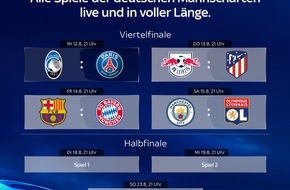 Sky Deutschland: Das UEFA Champions League Finalturnier in Lissabon mit allen deutschen Spielen live und in voller Länge auf Sky / Viertelfinale Bayern München gegen FC Barcelona live und exklusiv