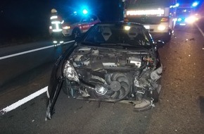 Polizeidirektion Landau: POL-PDLD: A65/Neustadt-Süd- Auto bei Unfall überschlagen