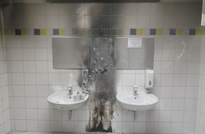 Polizei Dortmund: POL-DO: Brand im Außentoilettenbereich der Landgrafen-Grundschule - Polizei sucht dringend Zeugen!