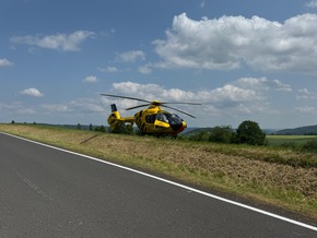 FW VG Westerburg: Verkehrsunfall im Kreuzungsbereich bei Gershasen forderte drei Verletzte