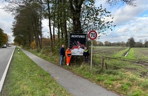 Polizeiinspektion Wilhelmshaven/Friesland: POL-WHV: Mein Tempo... Mein Leben! Im Fokus: Wildunfälle