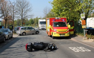 Polizei Mettmann: POL-ME: 67-jähriger Motorroller-Fahrer nach Unfall schwer verletzt - Ratingen - 1904098