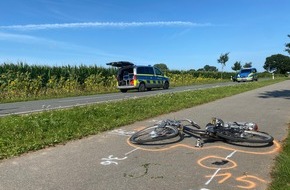 Kreispolizeibehörde Kleve: POL-KLE: Goch-Kessel- Verkehrsunfall / Radfahrerin tödlich verletzt