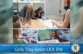Landeskriminalamt Baden-Württemberg: LKA-BW: Heute ist Girls'Day beim LKA BW - beim Mädchen Zukunftstag erweitern Mädchen ihr Berufswahlspektrum und lernen "unter sich" ihre individuellen Stärken kennen