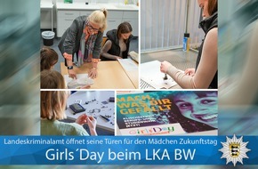 Landeskriminalamt Baden-Württemberg: LKA-BW: Heute ist Girls'Day beim LKA BW - beim Mädchen Zukunftstag erweitern Mädchen ihr Berufswahlspektrum und lernen "unter sich" ihre individuellen Stärken kennen