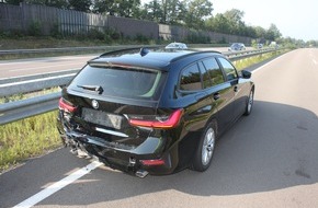 Polizeidirektion Kaiserslautern: POL-PDKL: Technischer Defekt führt zu Unfällen mit 4 Verletzten und hohem Sachschaden/ Rettungshubschrauber im Einsatz