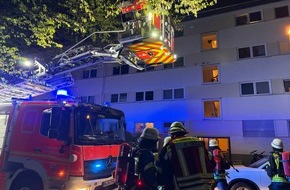 Feuerwehr und Rettungsdienst Bonn: FW-BN: Zimmerbrand in Bonn-Tannenbusch - keine Verletzen.